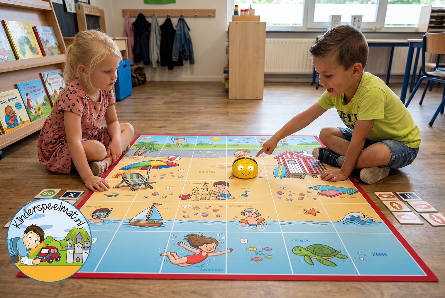 Bee-Botmatzomerkinderspeelmat1